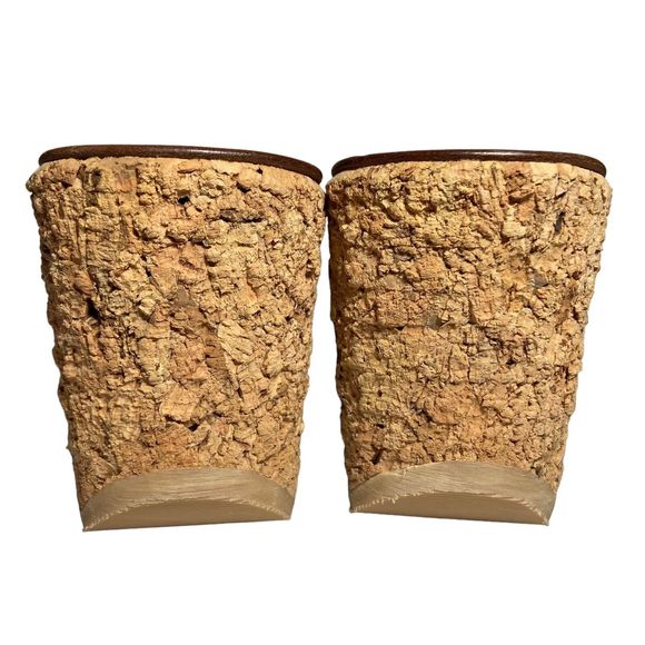 Vicini Tapeet Natural Cork Wedge US 7 EU 37.5 Beige Platform Made in Italy NEW - Picture 5 of 16